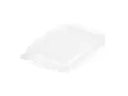Rectangular: Paper Salad Bowl PET Lid - Multi-Fit (500ml - 1000ml) (50's) - I