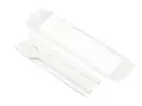 PICNIC SET: 16cm CPLA - Knife, Fork, Napkin - BioBag (50's) - AJ