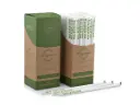 BioStraw™: 8mm - Wrapped PLA - Dispenser Box (100's) - AJ 
