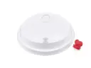 SMOC: Bubble Tea - Red Heart Plug with (PP) Sip&Straw Multi-Fit Lid (90mm)