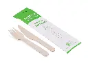 PICNIC SET: 16cm BioAfrica - Birchwood Knife & Fork