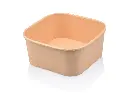 Square - (1PE) Paper Salad Bowl - 1400ml (50's) - XJ 